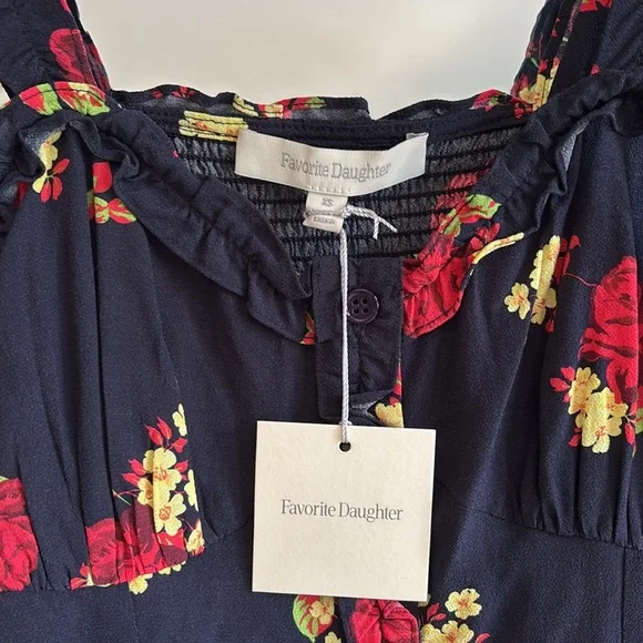 Favorite Daughter Xs floral top NWT - Picture 2 of 5
